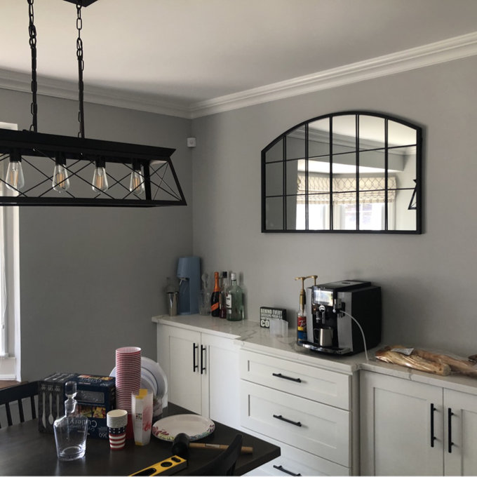 预发布站点、【Home Improvement】Kaxton Window Pane Metal Mirror、-12345