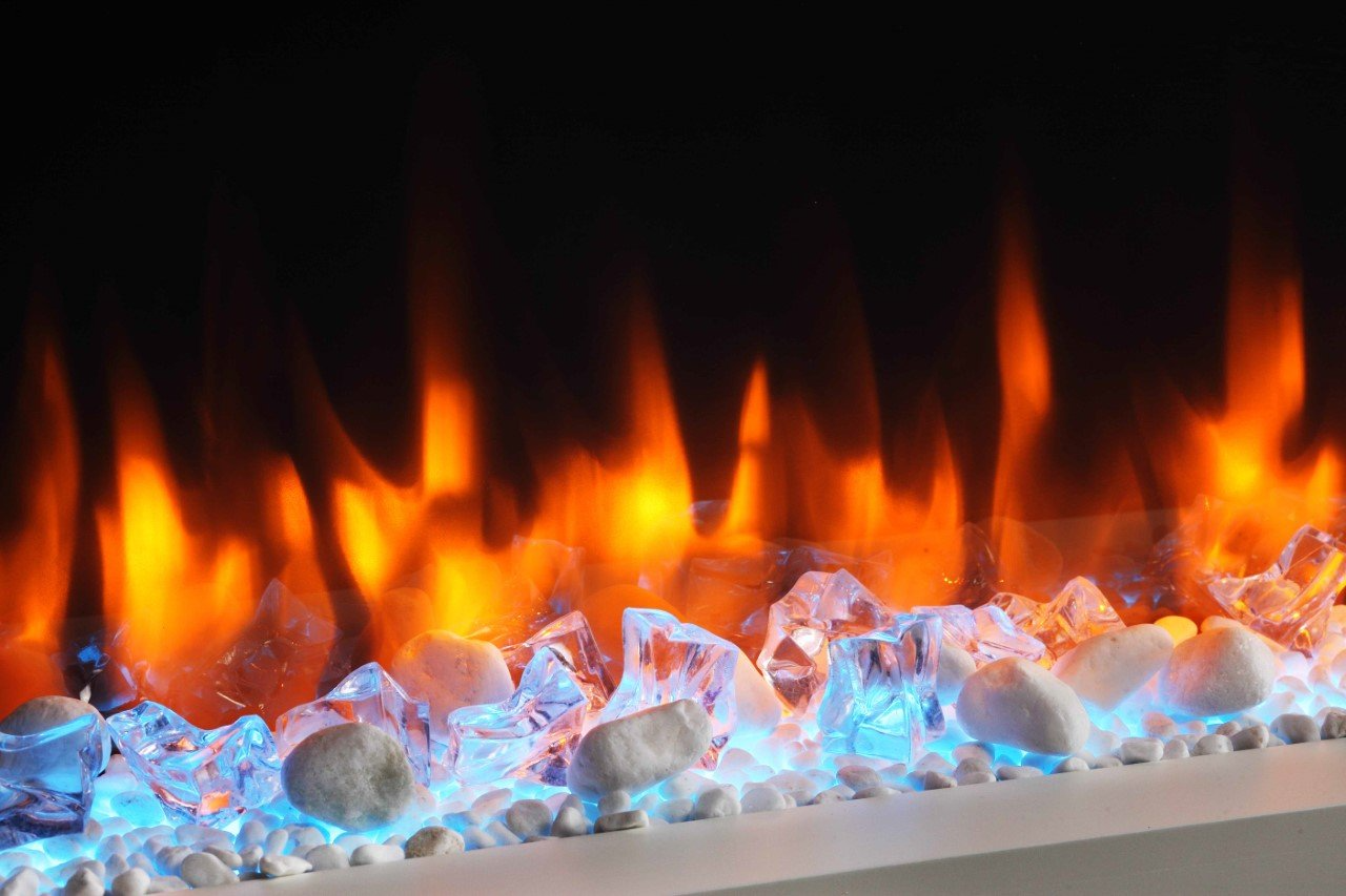 预发布站点、【Home Improvement】Endeavour Fires Runswick Wall Mounted Electric Fireplace with an Off White Mantel & Plinth、-12345