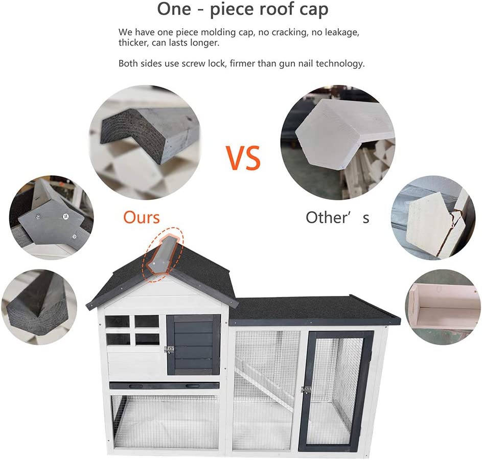预发布站点、Long chicken coop rabbit house Indoor outdoor rabbit cage Rabbit house wooden house Pet.、-12345