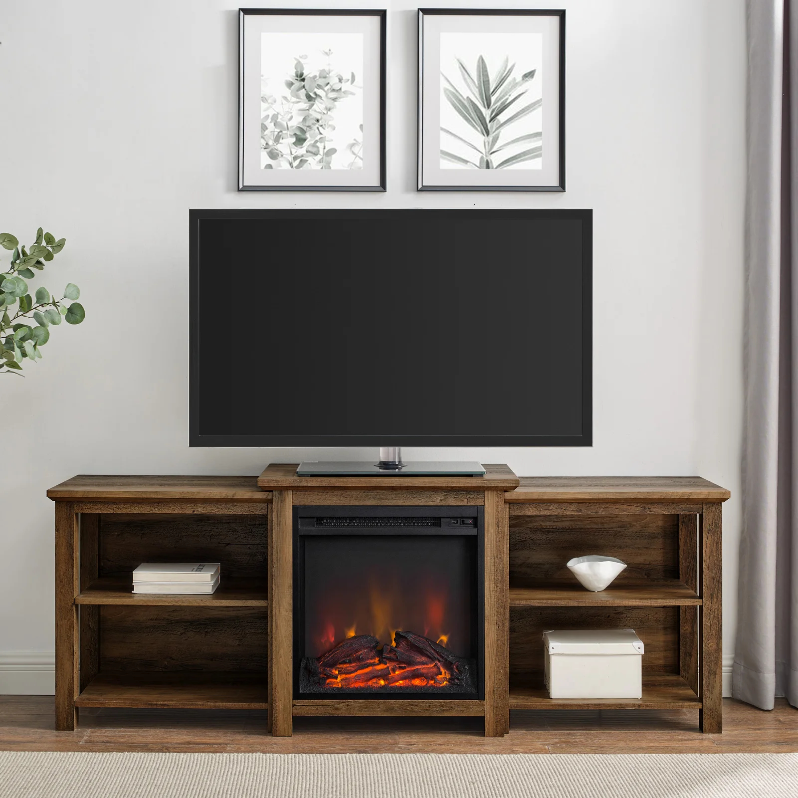 预发布站点、【Furniture】Woodbury TV Stand for TVs up to 78" with Fireplace Included、-12345