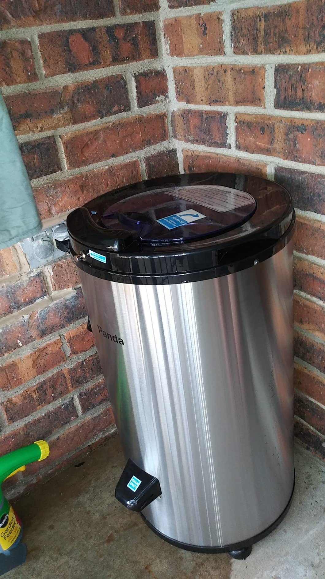 预发布站点、【Appliances】Panda 3200 rpm Portable Spin Dryer 110V/22lbs Stainless Steel、-12345