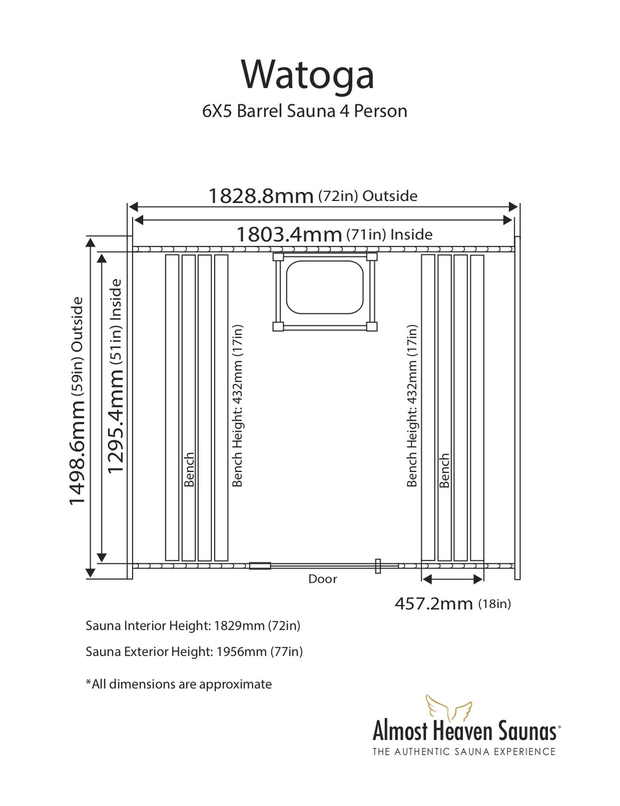预发布站点、【Sports&Outdoors】Almost Heaven Saunas Watoga 4 - Person Traditional Steam Sauna in Cedar、-12345