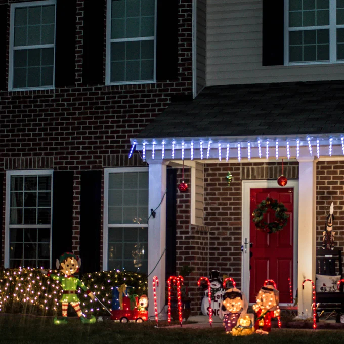 预发布站点、【Décor】2 Piece Elf Pulling Wagon Lighted Display Set、-12345