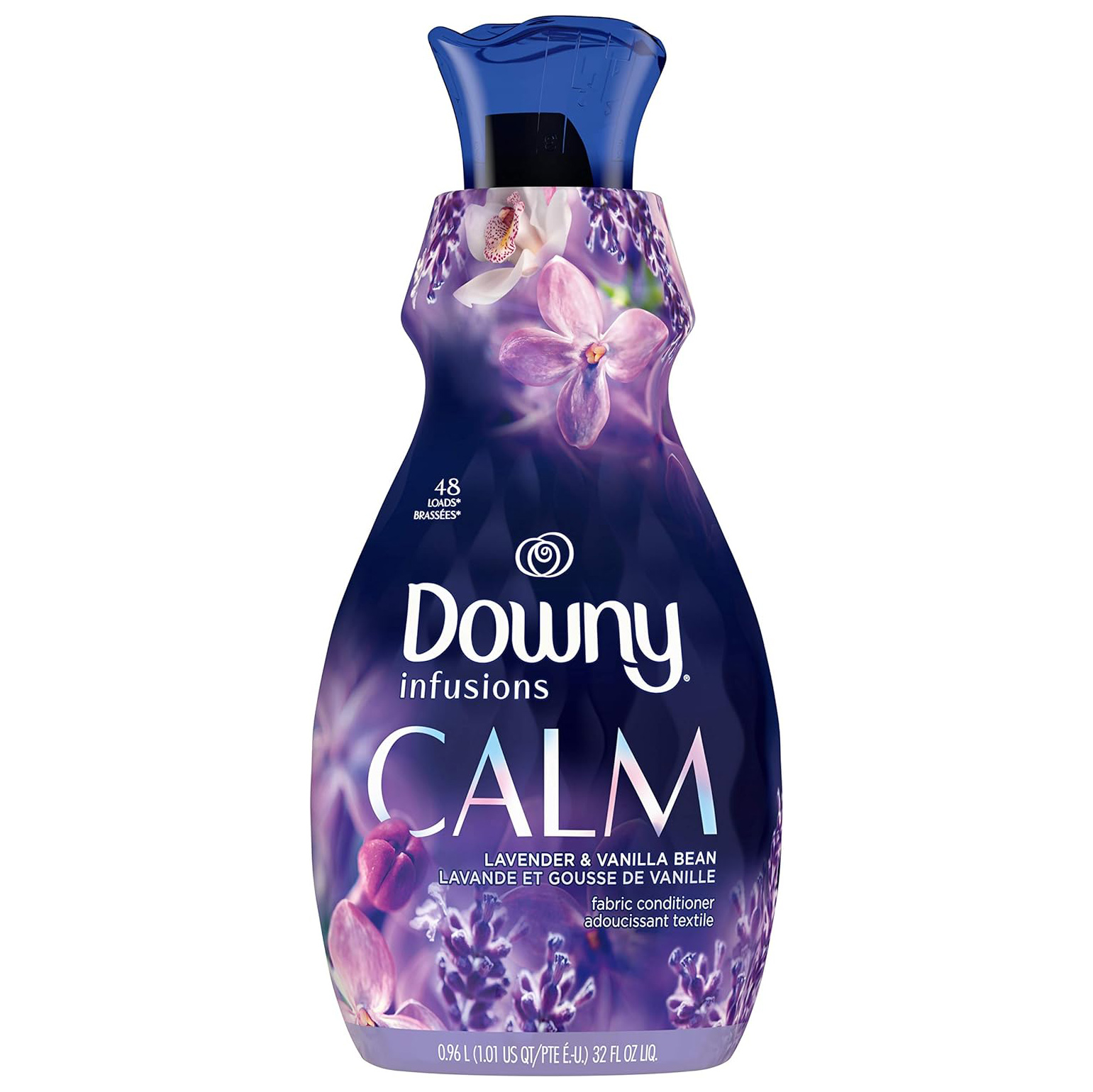 Downy Infusions Laundry Fabric Softener Liquid, CALM, Lavender and Vanilla Bean Scent, 56 fl oz (Pack of 2)111mysite