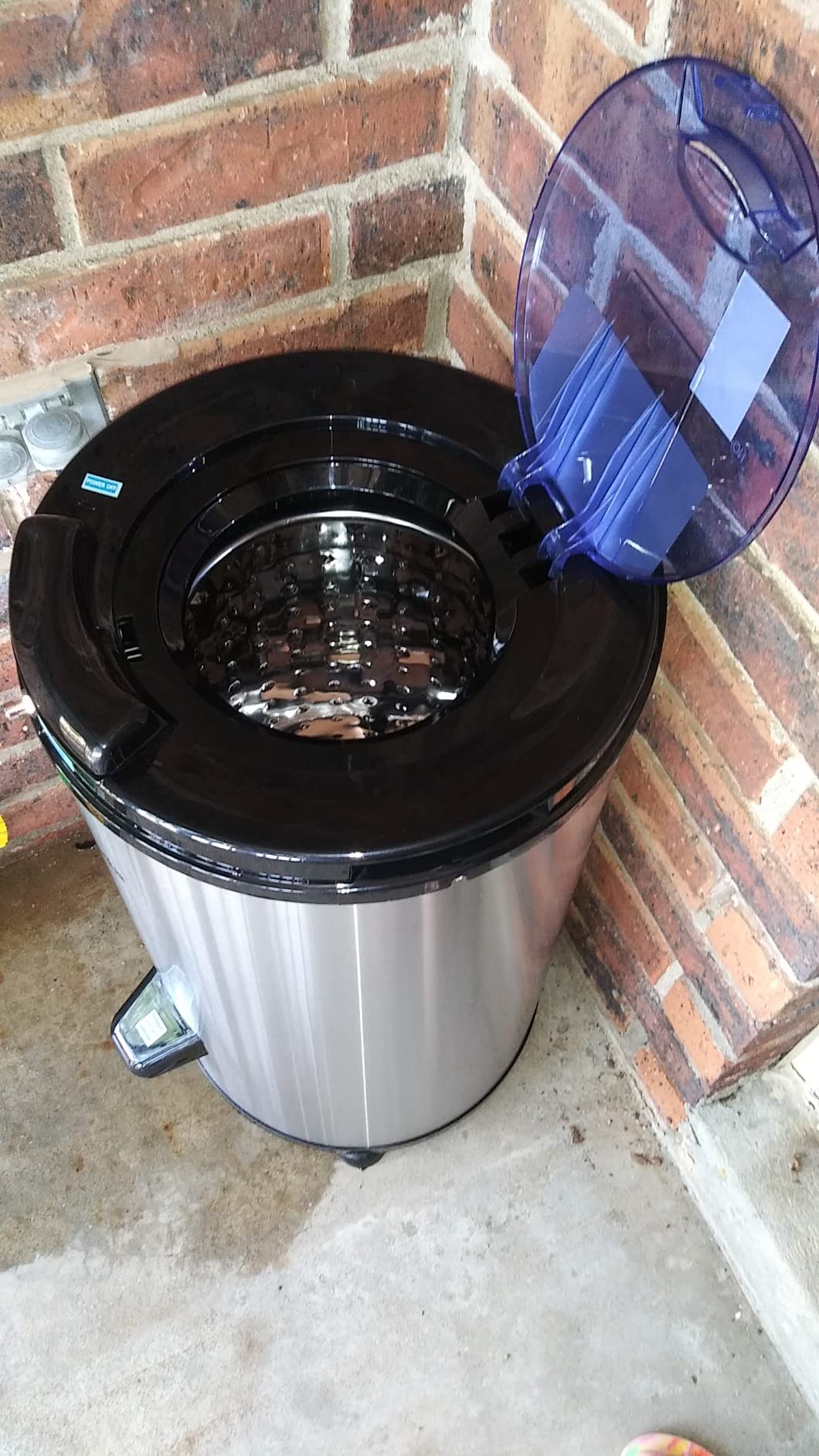 预发布站点、【Appliances】Panda 3200 rpm Portable Spin Dryer 110V/22lbs Stainless Steel、-12345