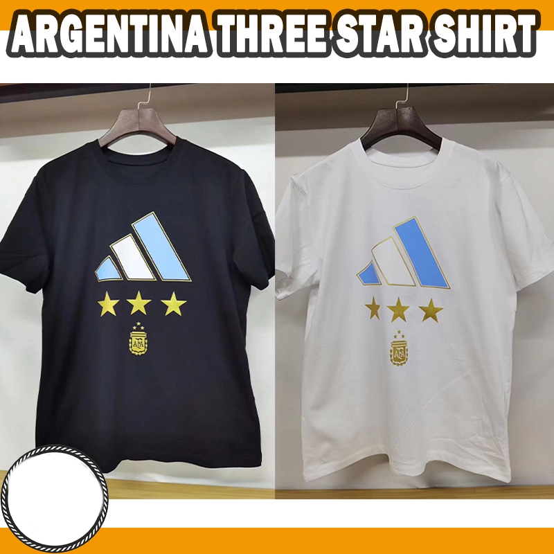 Three Star Argentina Champion Shirt 2022 World Cup111