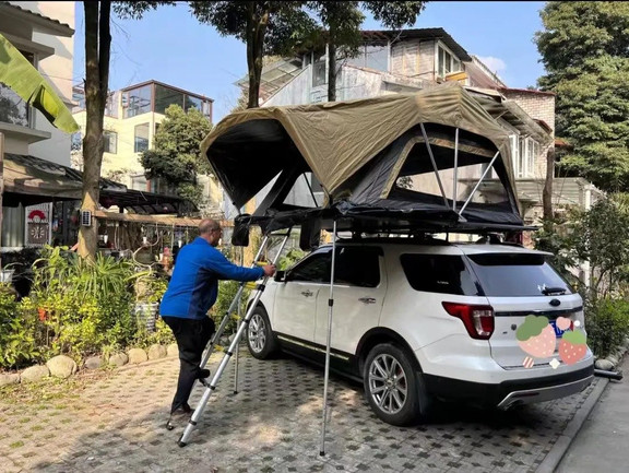 预发布站点、【Sports&Outdoors】Portable roof tent, outdoor garden camping equipment、-12345