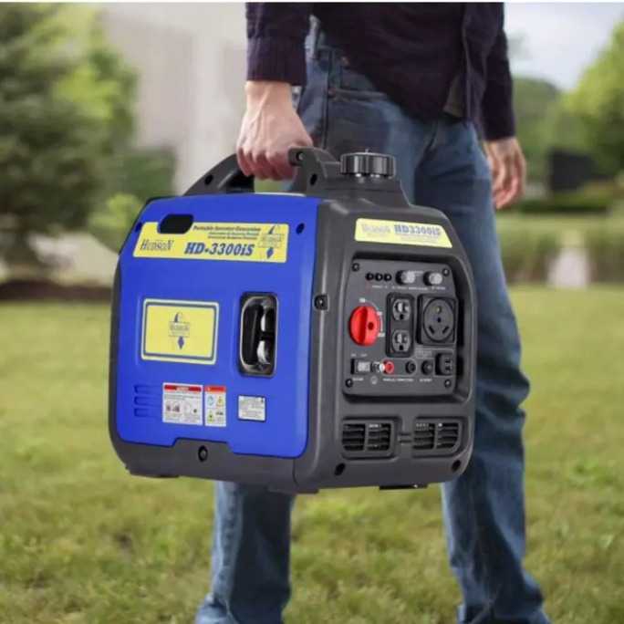 预发布站点、3300W Ultra Quiet Portable Generator, Gas Powered, EPA Compliant、-12345