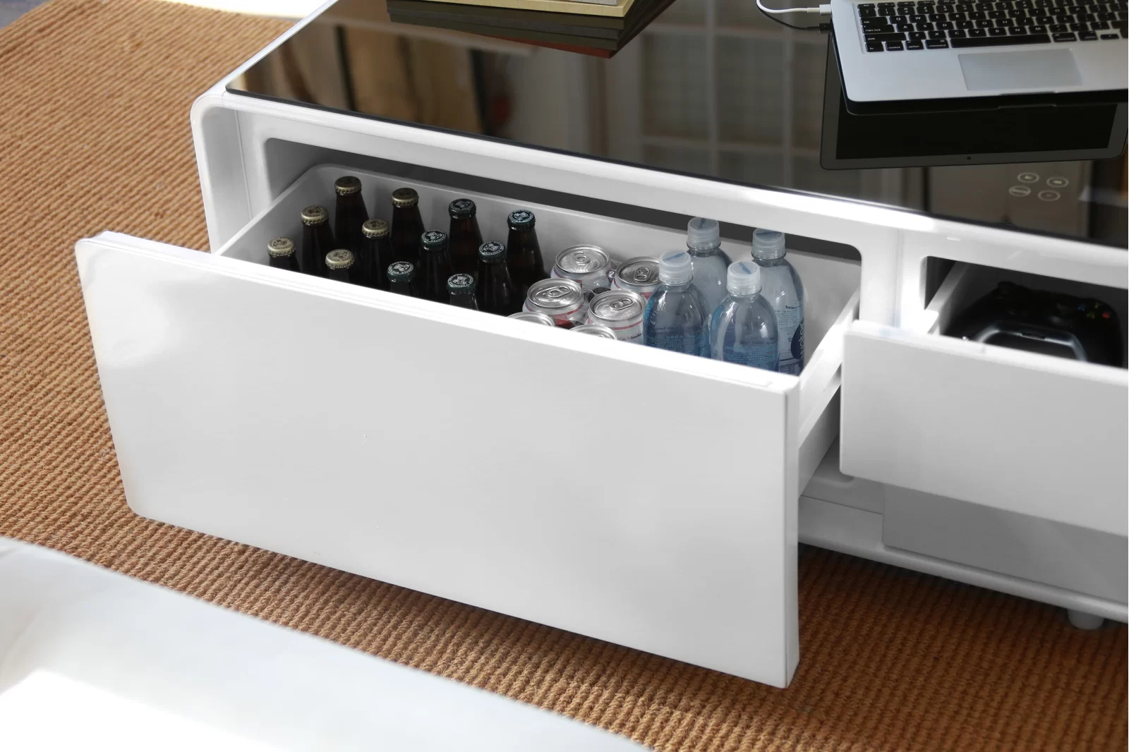 预发布站点、Smart coffee table with stereo, small fridge for storage、-12345