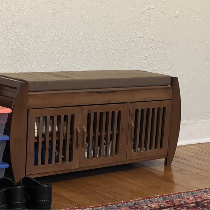 预发布站点、【Furniture】10 Pair Shoe Storage Bench、-12345