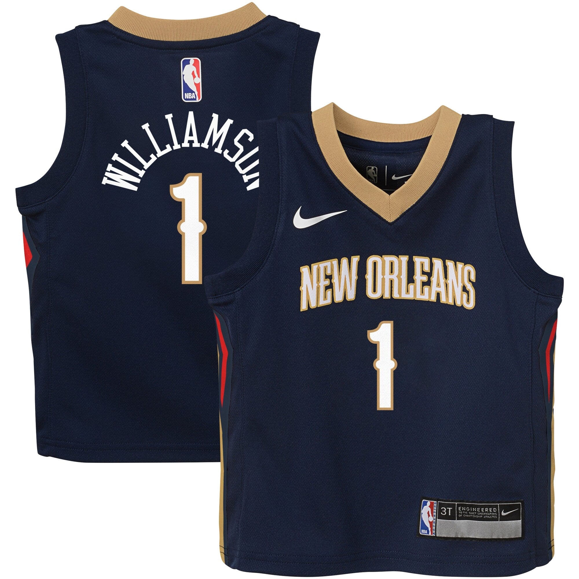 预发布站点、Zion Williamson New Orleans Pelicans Toddler Swingman Player Jersey - Icon Edition - Navy、FF-CUSTOM-12345