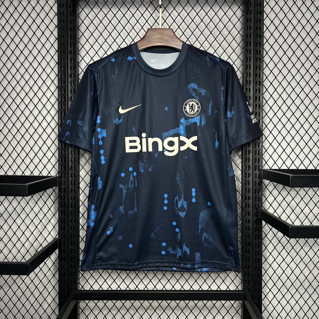 C.H.E.L.S.E.A 24-25 Dark Blue Pre-Match Training Jersey - Fans Version111