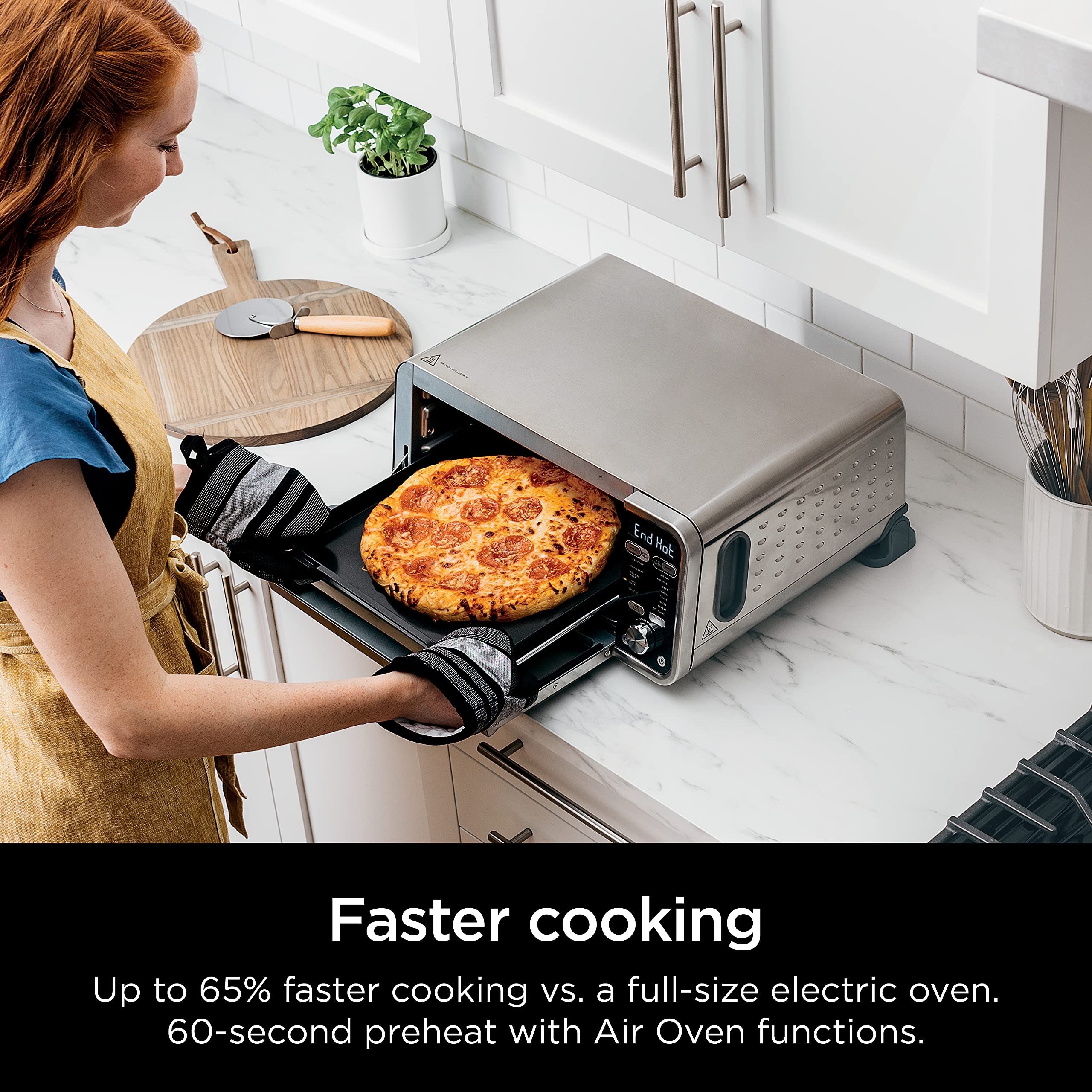预发布站点、【Appliances】Ninja SP301 Dual Heat Air Fry Countertop 13-in-1 Oven with Extended Height, XL Capacity、-12345