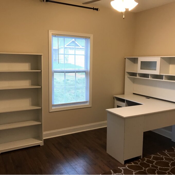 预发布站点、【Furniture】Alharby 4 Piece L-Shape Computer Desk Office Set with Hutch、-12345