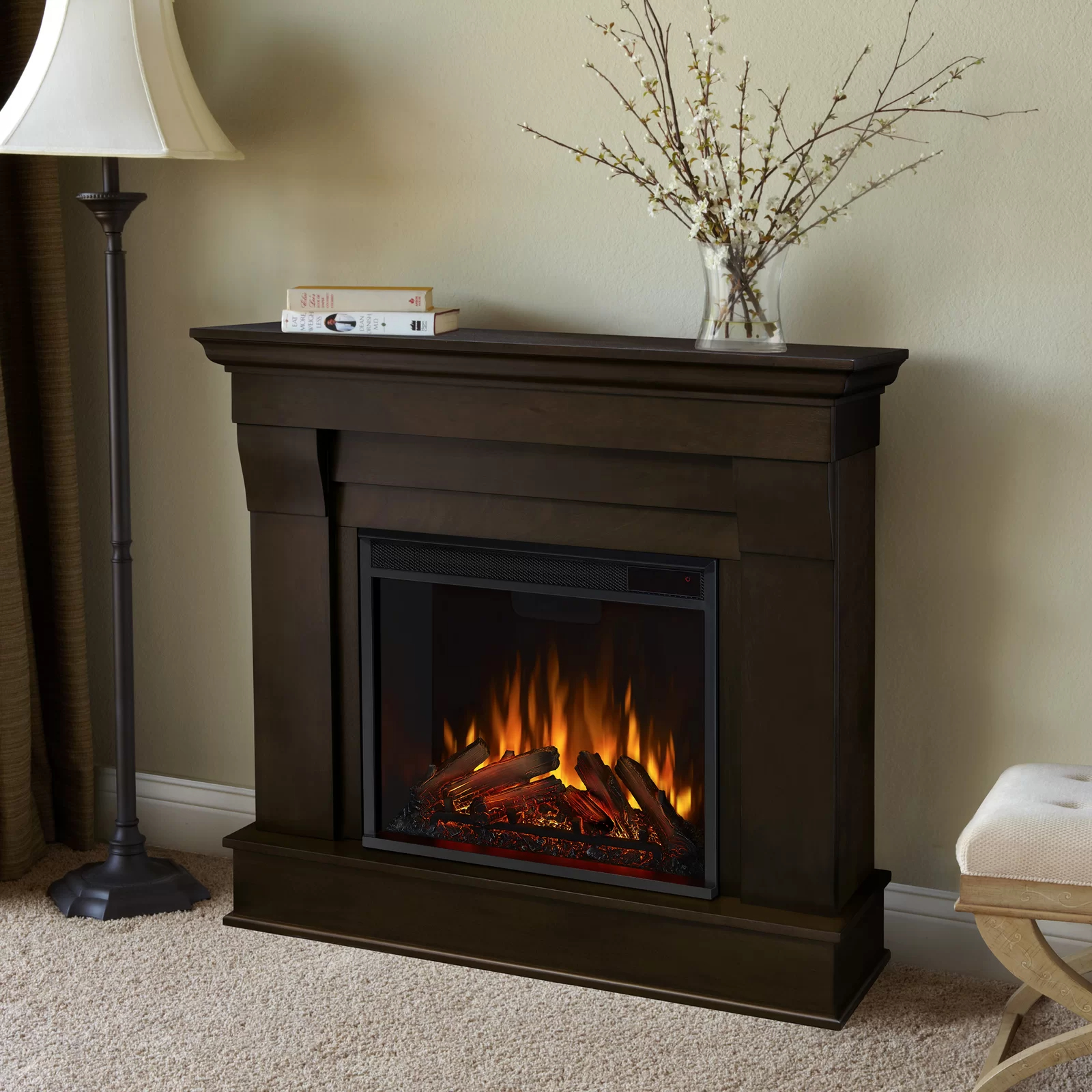 预发布站点、【Home Improvement】Chateau 40.94'' W Electric Fireplace、-12345