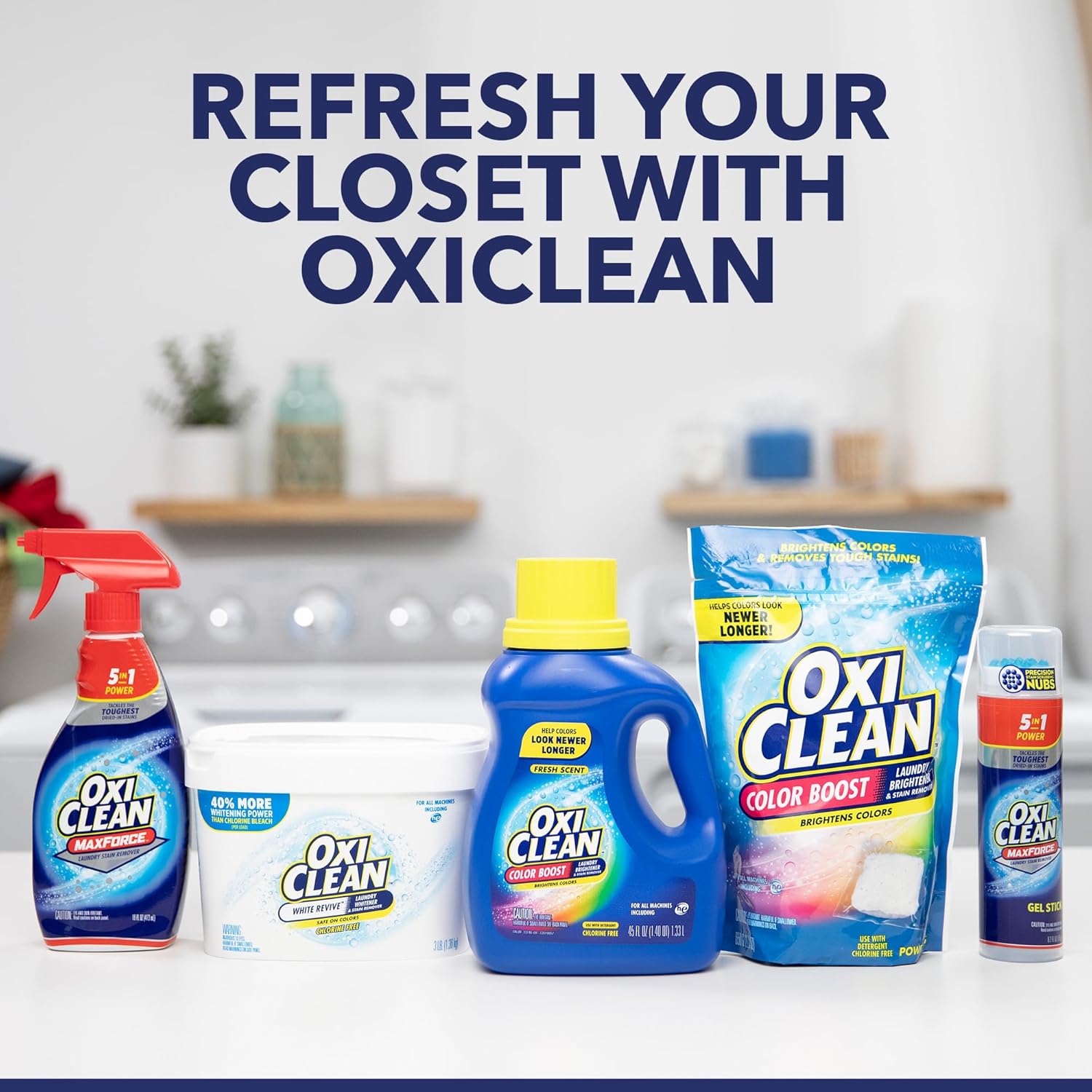 OxiClean Color Boost Laundry Brightener and Stain Remover Liquid Free, 45 fl oz111mysite