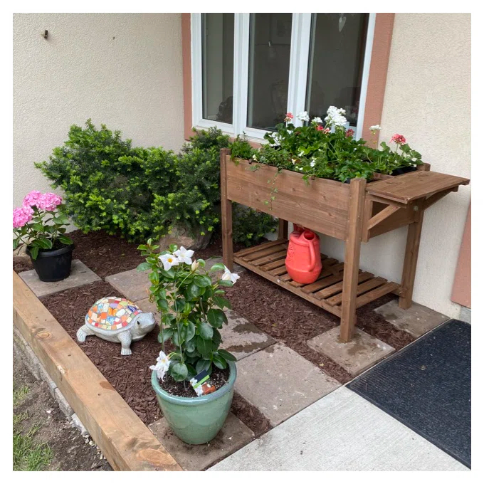 预发布站点、【Home&Garden】Fraser-James Wood Elevated Planter、-12345