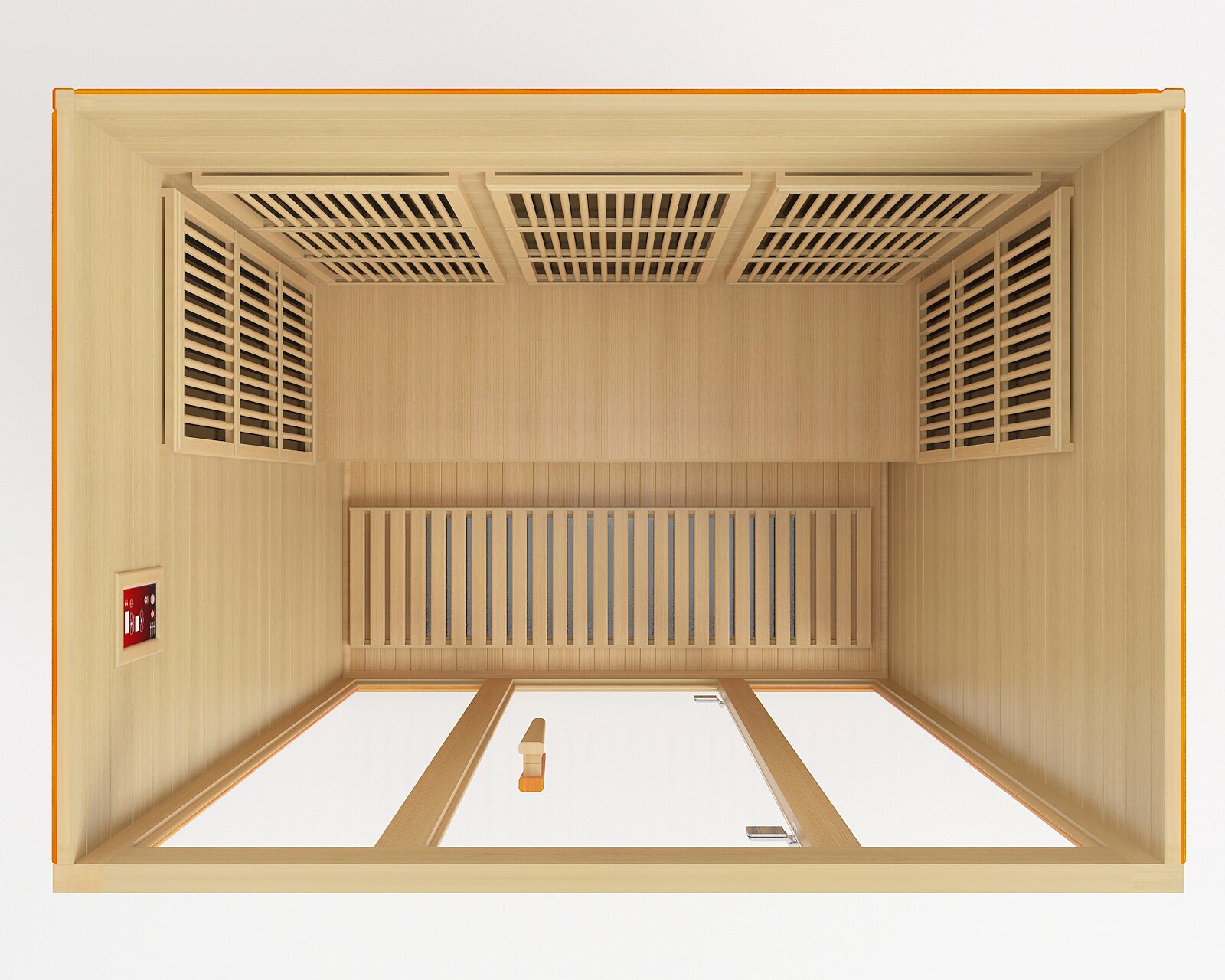 预发布站点、【Sports&Outdoors】Dynamic Infrared Maxxus 3 - Person Indoor Bluetooth Compatible FAR Infrared Sauna in Hemlock、-12345