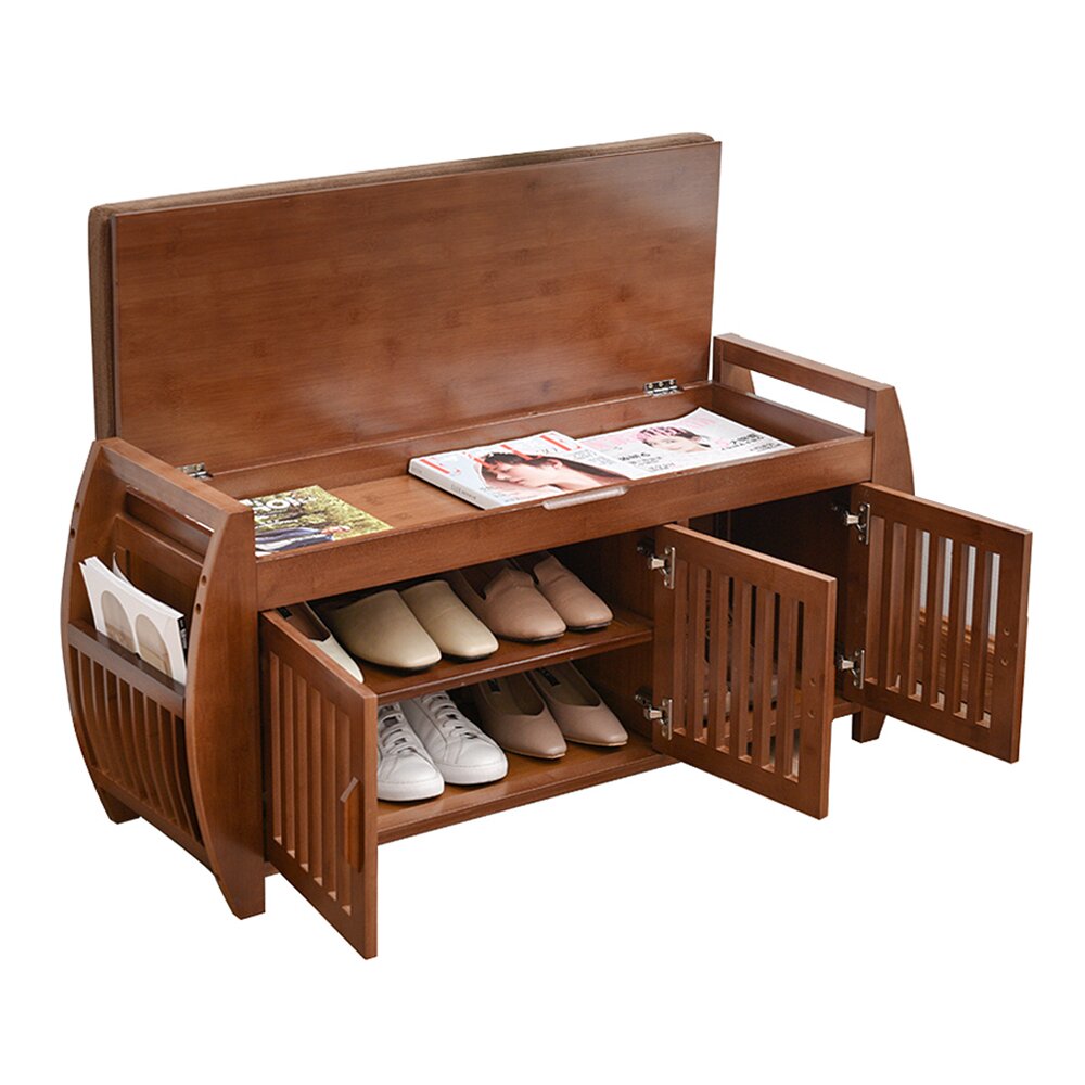 预发布站点、【Furniture】10 Pair Shoe Storage Bench、-12345