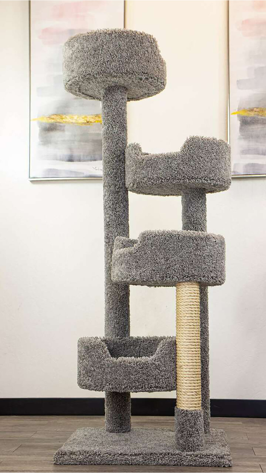 预发布站点、【Pet】64" New Stairway Cat Condo、-12345