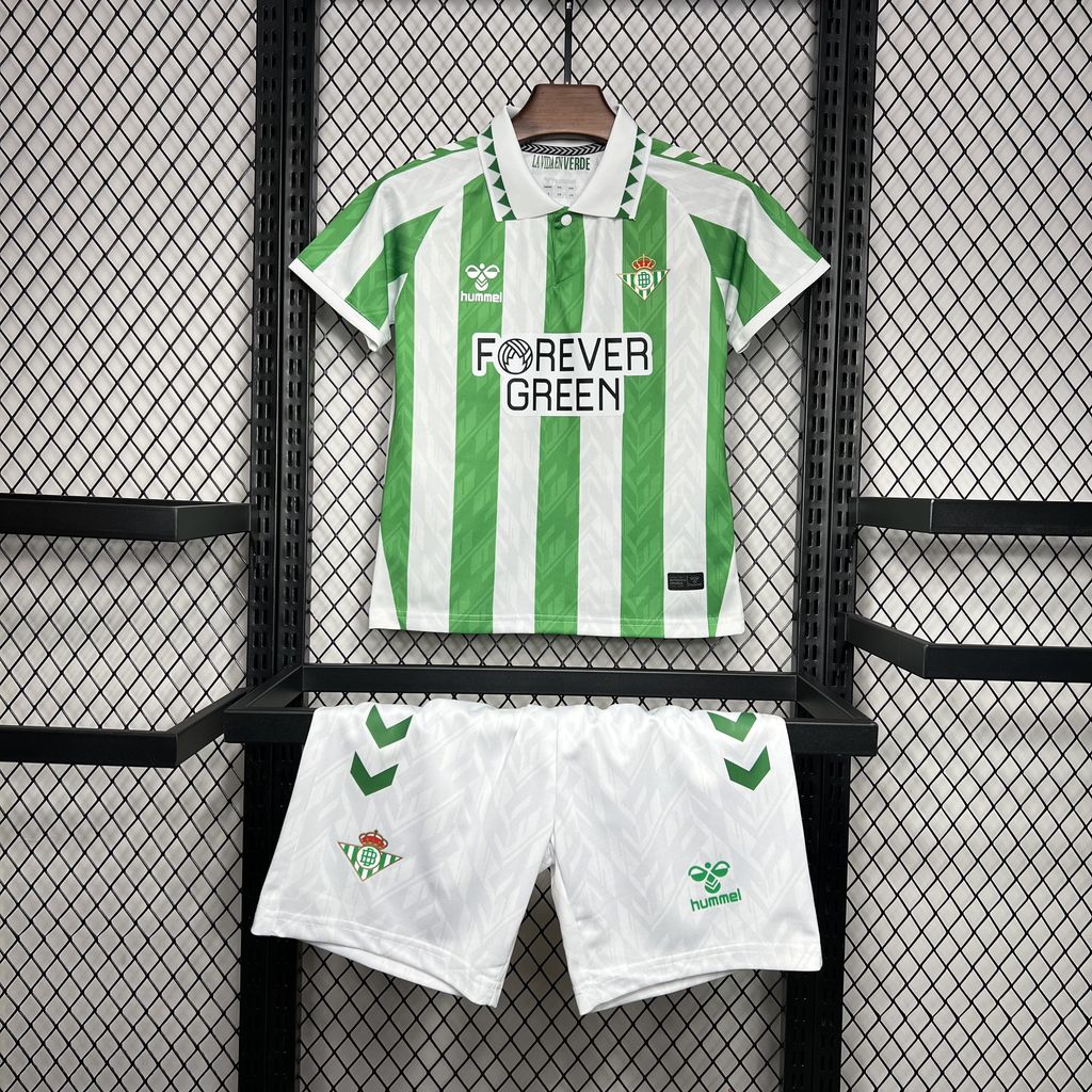 Real Betis 24-25 Home Stadium Kids Kit111