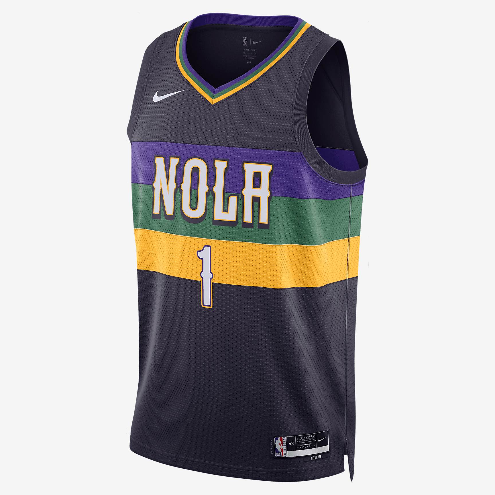 预发布站点、Zion Williamson New Orleans Pelicans City Edition Dri-FIT Swingman Jersey - Purple Dynasty、FF-CUSTOM-12345