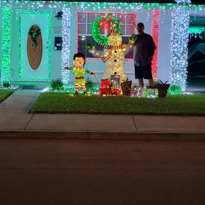 预发布站点、【Décor】2 Piece Elf Pulling Wagon Lighted Display Set、-12345