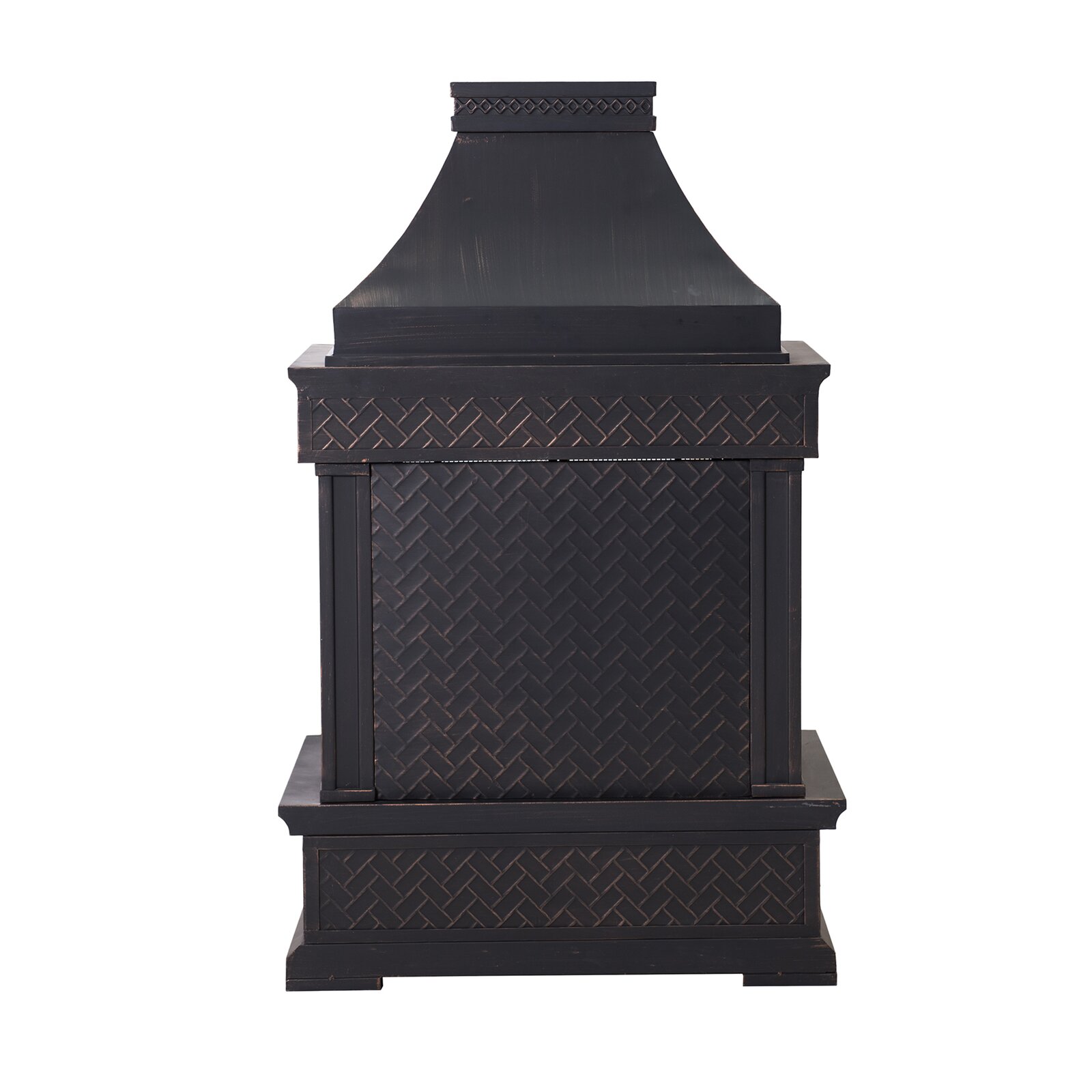 预发布站点、【Sports&Outdoors】Sofie 56.7'' H Wood Burning Outdoor Fireplace、-12345