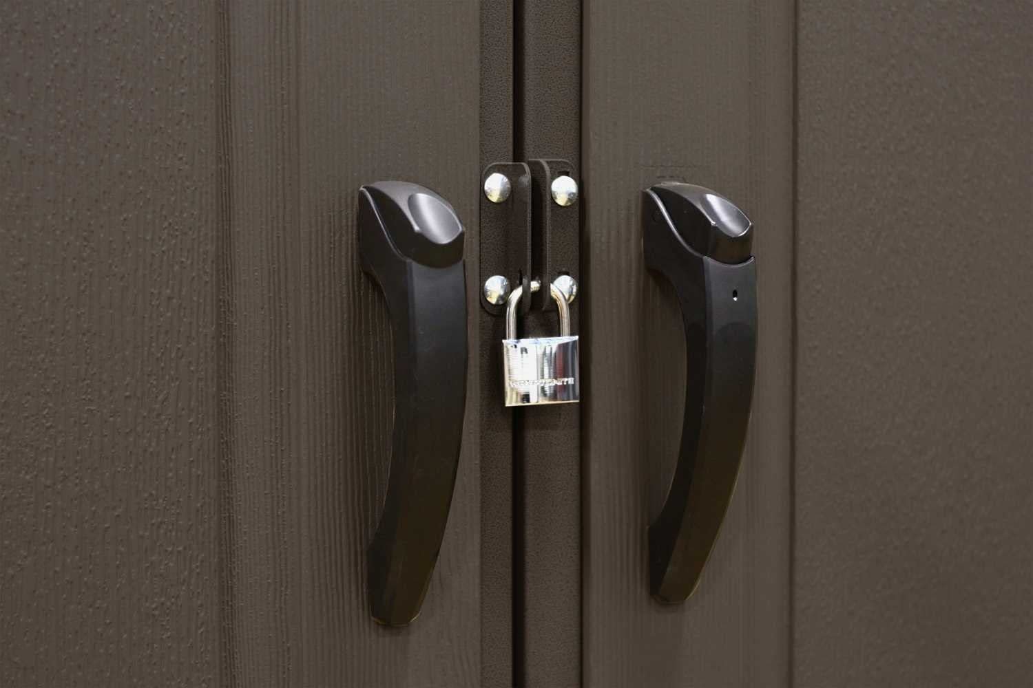 预发布站点、【Storage Shed】10'x8' Resin Outdoor Storage Shed with Shutters, Windows & Skylights for Garden Patio、mysite-12345