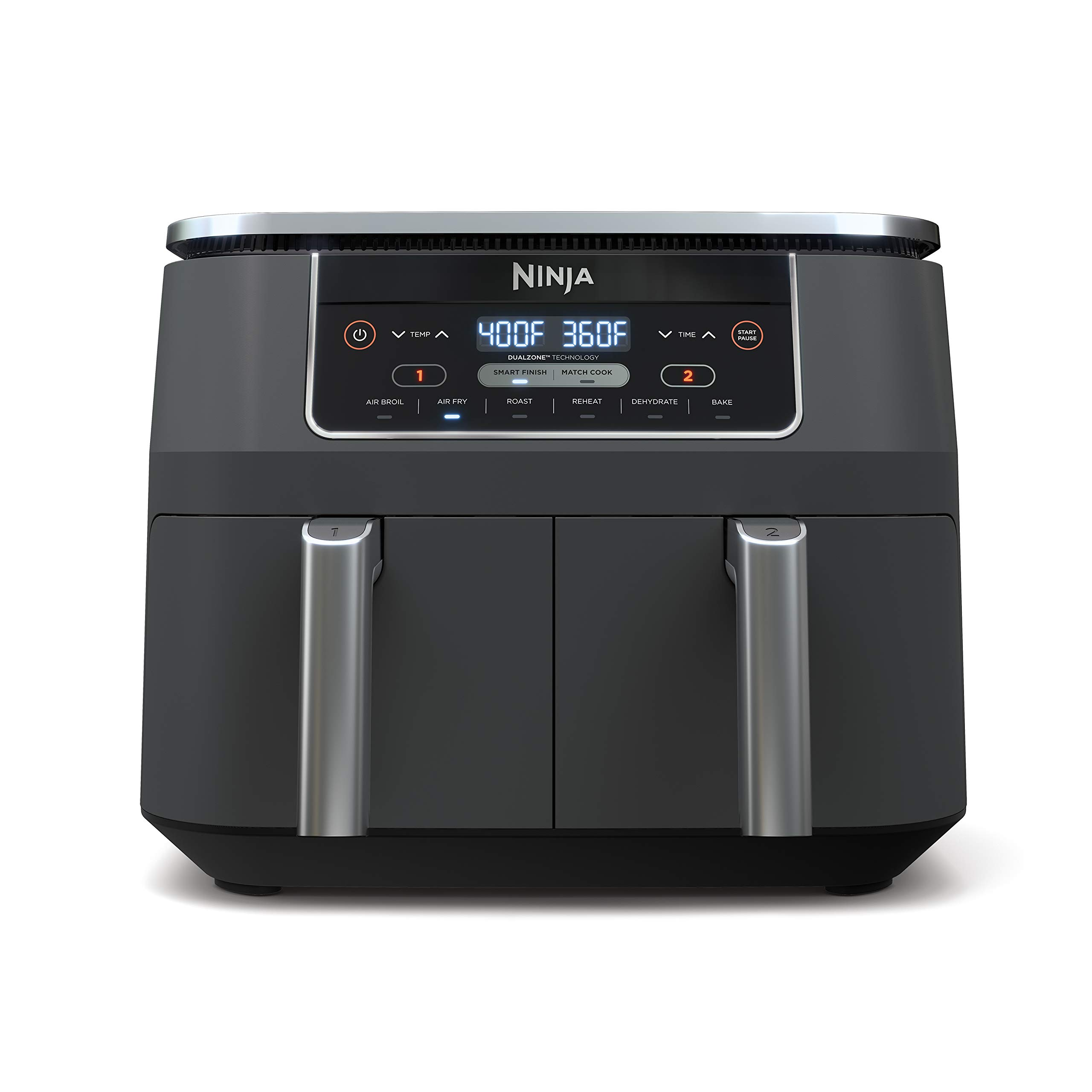 预发布站点、【Electronics】【BS】Ninja DZ201 Foodi 8 Quart 6-in-1 DualZone 2-Basket Air Fryer with 2 Independent Frying Baskets、-12345