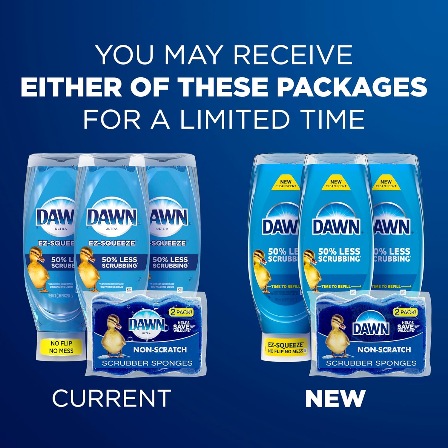 Dawn Dish Soap Squeeze Bottle, EZ-Squeeze Dawn Dishwashing Liquid, Dawn Dish Soap Liquid, Dish Washing Liquid + Non-Scratch Sponges for Dishes, Original, Includes 3x22oz Bottles + 2 Sponges111mysite