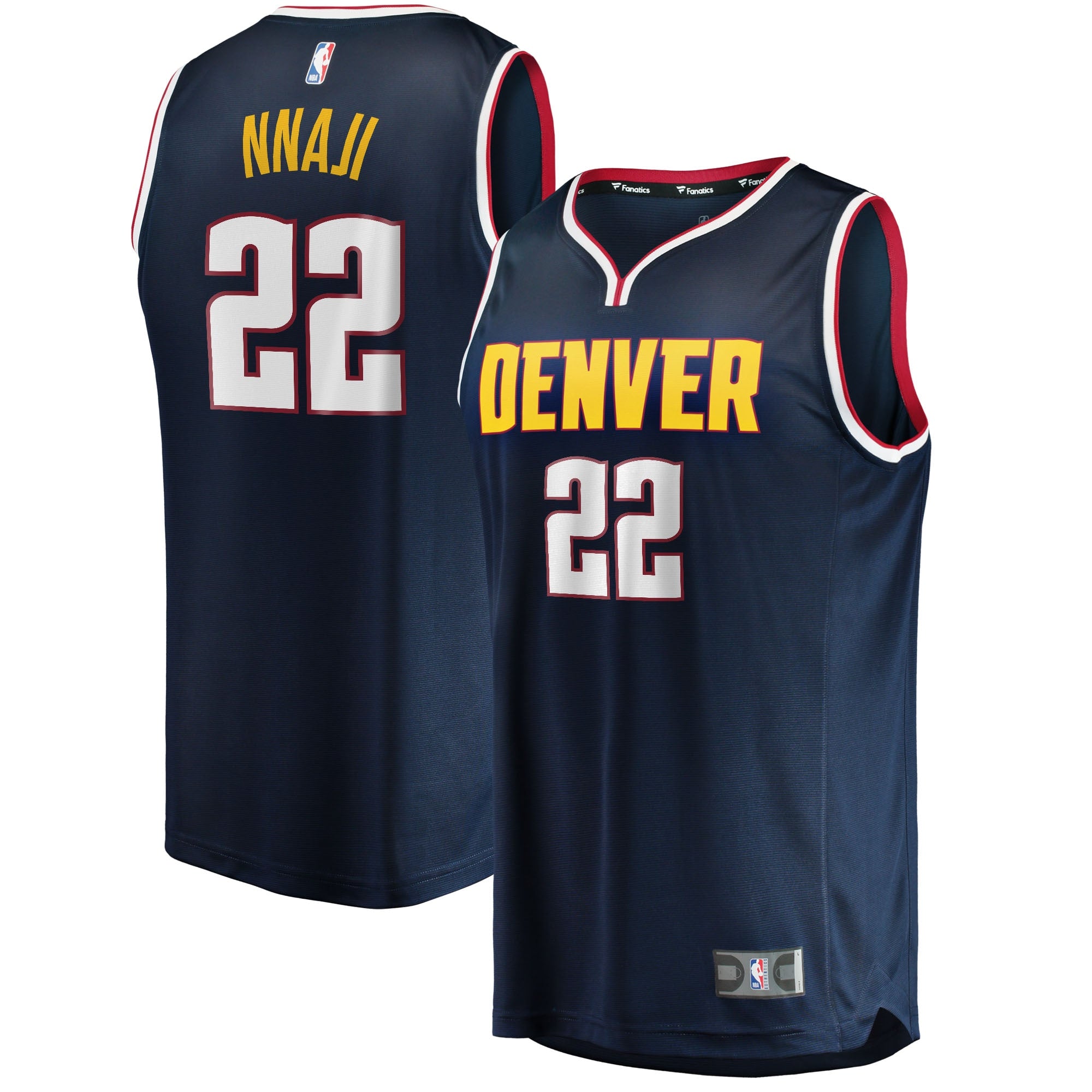 预发布站点、Zeke Nnaji Denver Nuggets Fanatics Branded 2021/22 Fast Break Replica Jersey - Icon Edition - Navy、FF-CUSTOM-12345