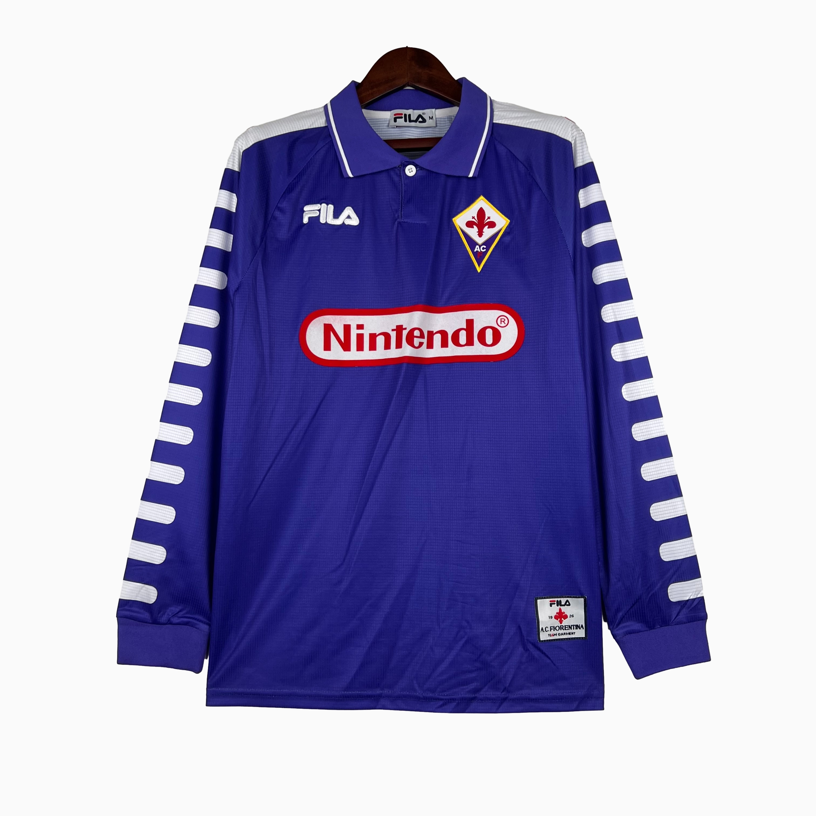 Retro Fiorentina 1998 Home Stadium Long Sleeve Jersey111