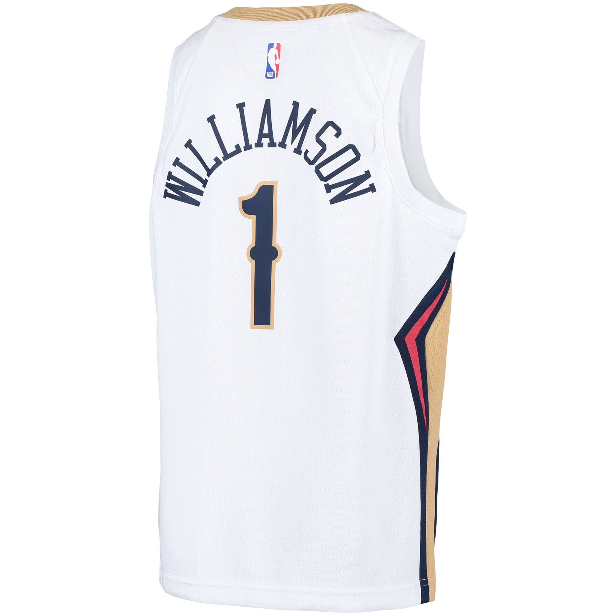 预发布站点、Zion Williamson New Orleans Pelicans Youth Swingman Player Jersey - Association Edition - White、FF-CUSTOM-12345