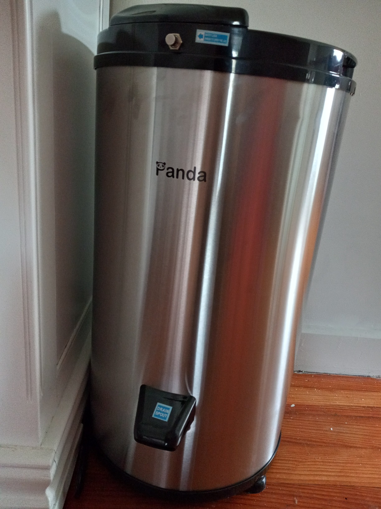 预发布站点、【Appliances】Panda 3200 rpm Portable Spin Dryer 110V/22lbs Stainless Steel、-12345