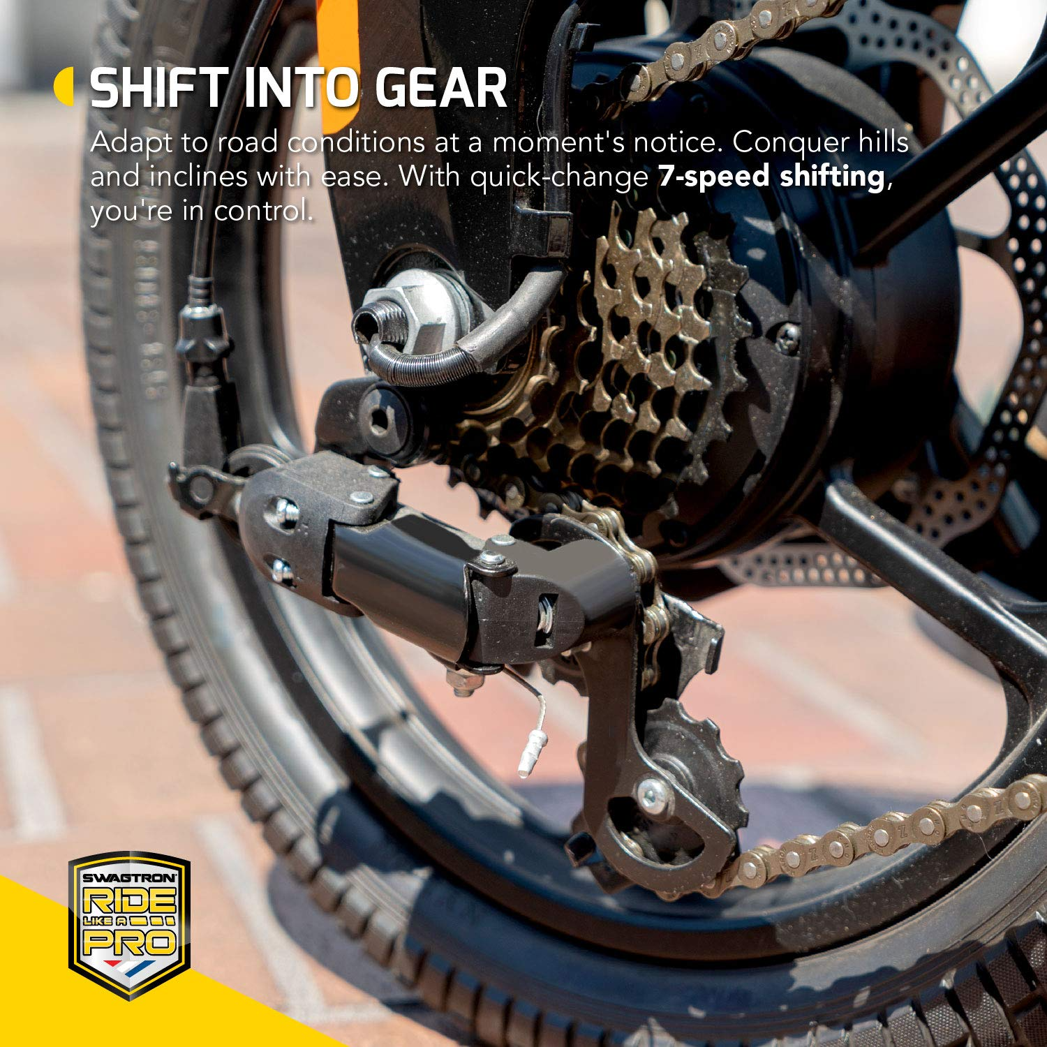 预发布站点、【Sports&Outdoors】Swagcycle EB-7 Elite Plus Folding Electric Bike with Removable Battery、-12345