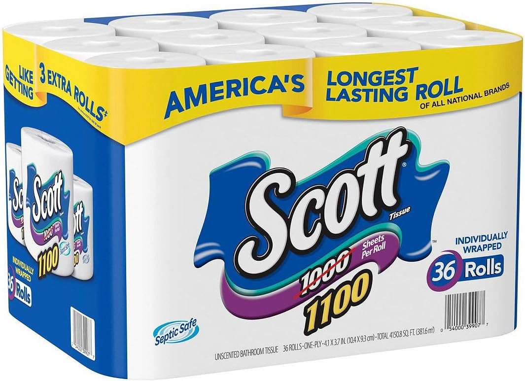 Scott Bath Tissue, 1, 100 Sheetsper Roll, 36 Count111mysite