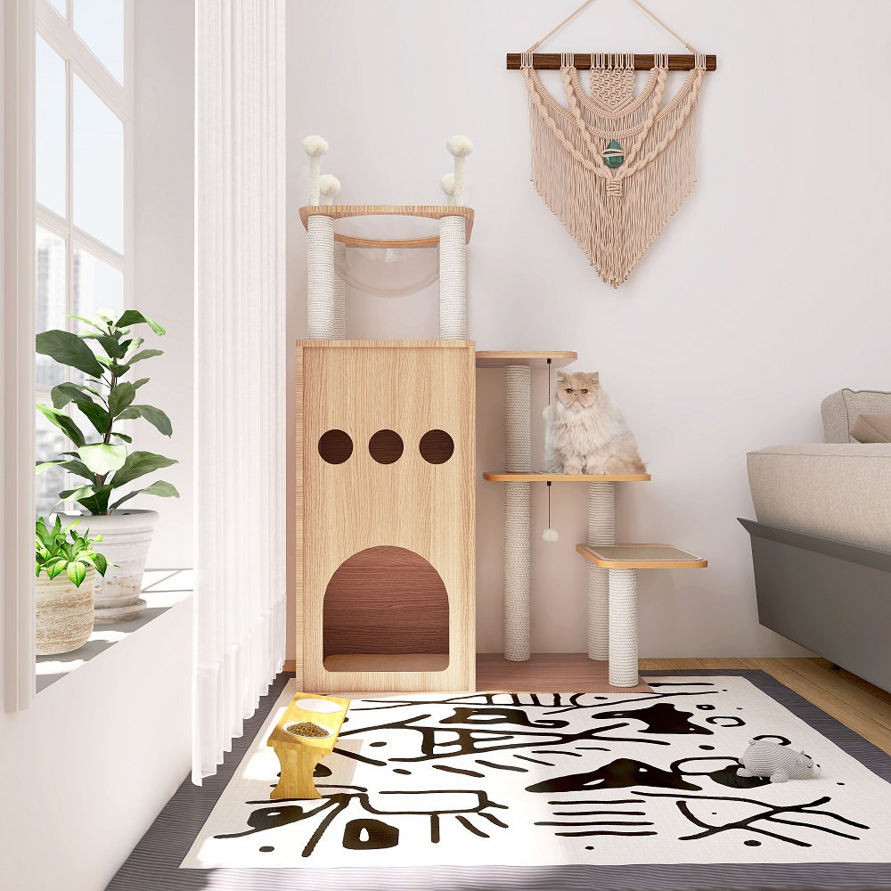 预发布站点、【Pet】52" Tavion Multi-level Cat Tree、-12345