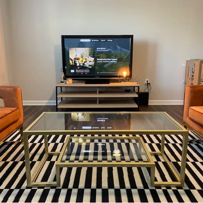 预发布站点、【Furniture】Shumake Frame Coffee Table with Storage、-12345