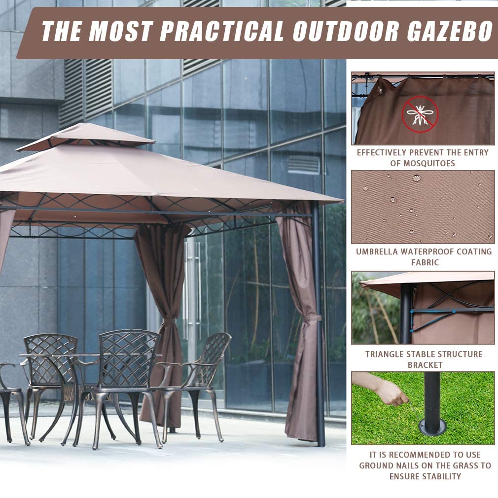 预发布站点、【Gazebo】10' X 13' outdoor BBQ terrace, large pavilion with party tent、mysite-12345