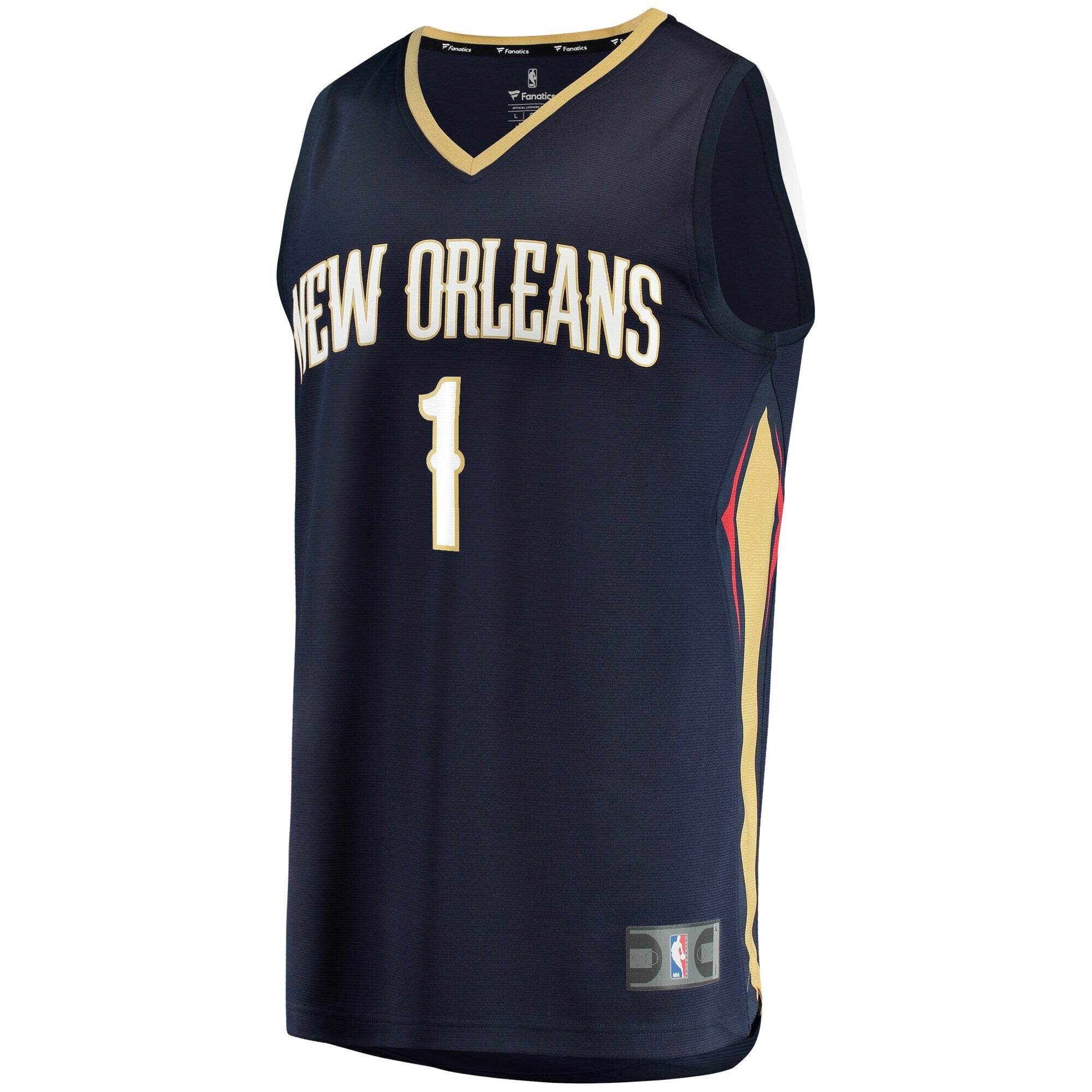 预发布站点、Zion Williamson New Orleans Pelicans Fanatics Branded Youth Replica Fast Break Jersey Navy - Icon Edition、FF-CUSTOM-12345