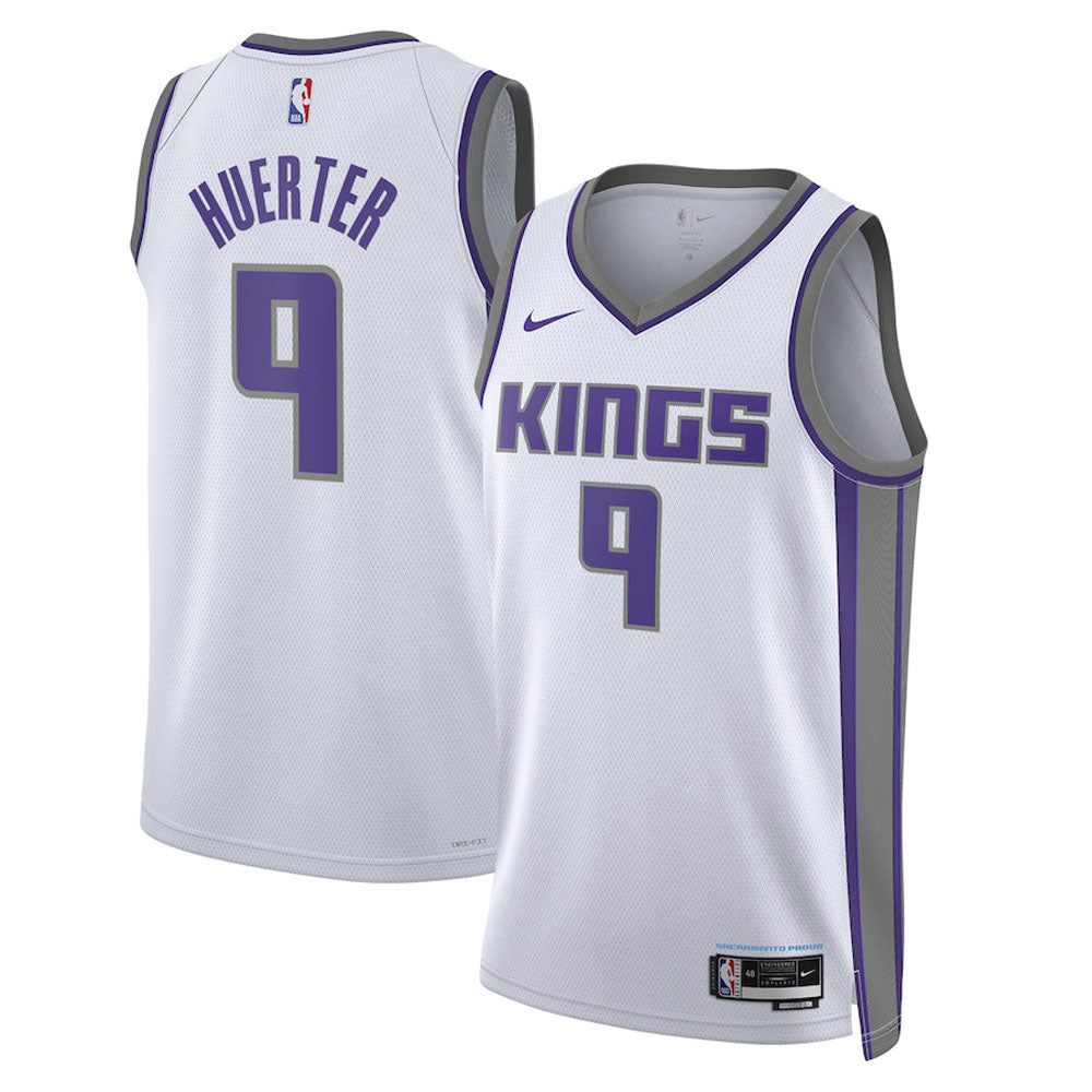 预发布站点、Youth Sacramento Kings Kevin Huerter Association Jersey - White、FF-CUSTOM-12345