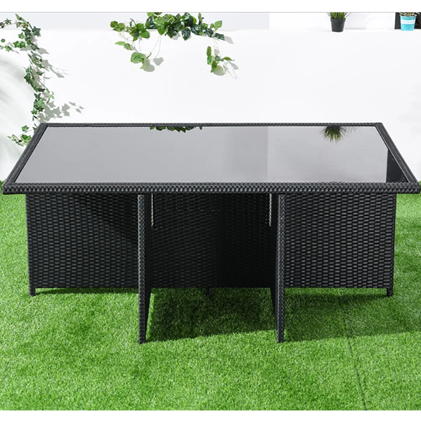 预发布站点、【Furniture】7-Piece Rattan Dining Set Outdoor Conversation Set with Glass-Top Rectangle Table and 6 Barrel Chair Cushion Included、mysite-12345