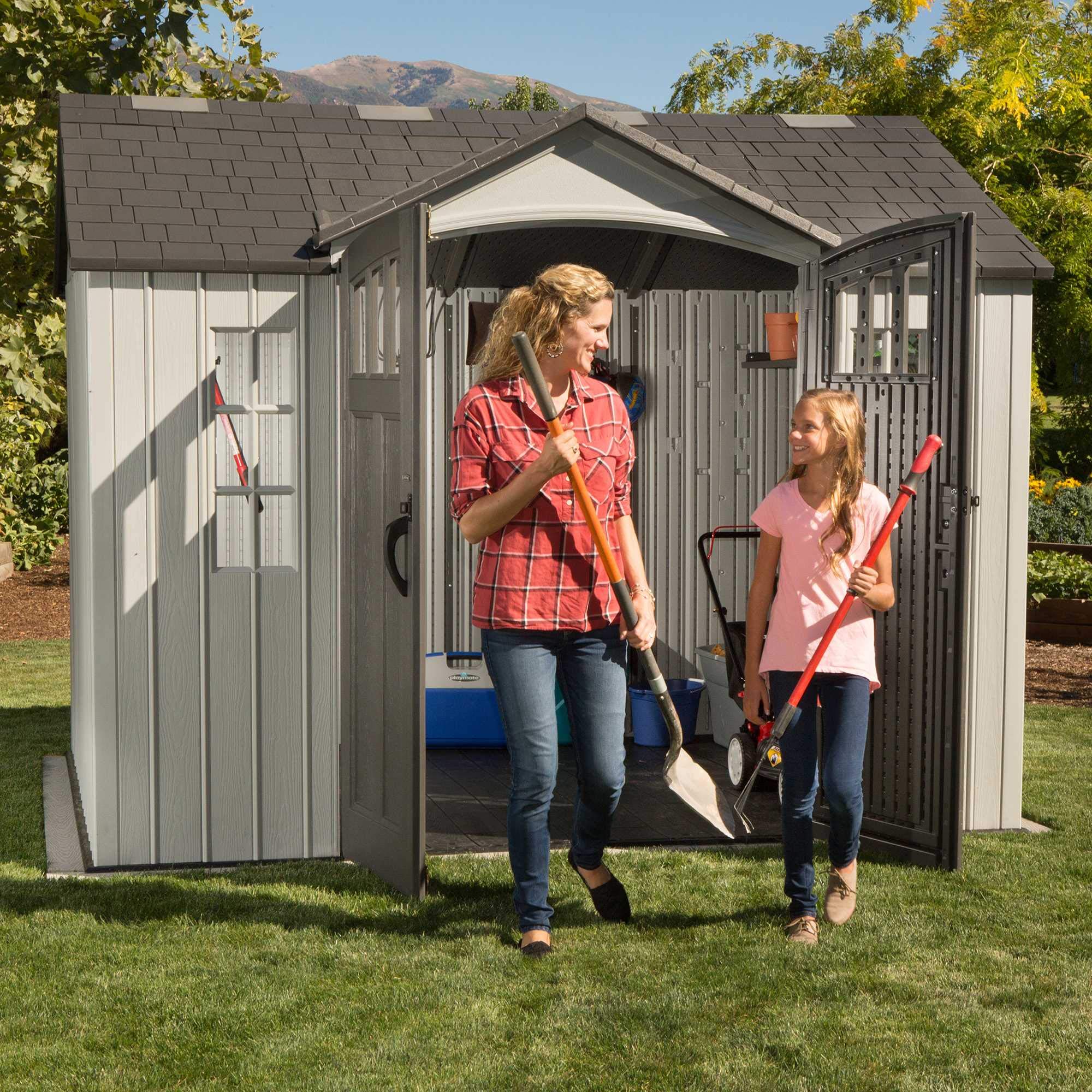 预发布站点、【Storage Shed】10 x 8 Ft. Outdoor Storage Shed, Gray、mysite-12345