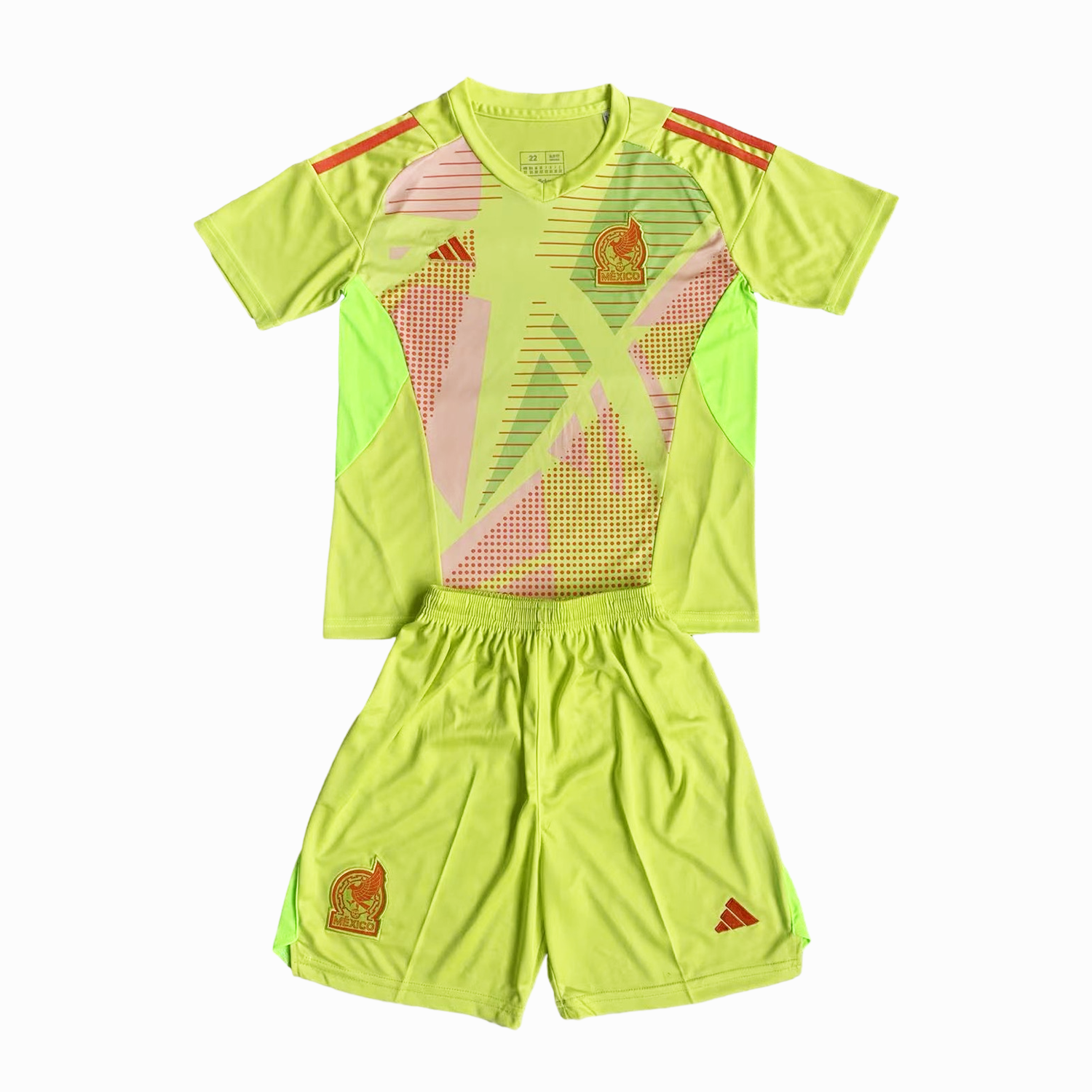Mexico 2024 Goalkeeper Kids Kit - Green111