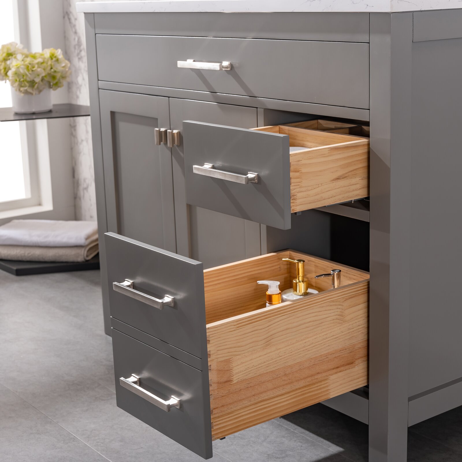 预发布站点、【Home Improvement】Atencio 42" Single Bathroom Vanity Set、-12345