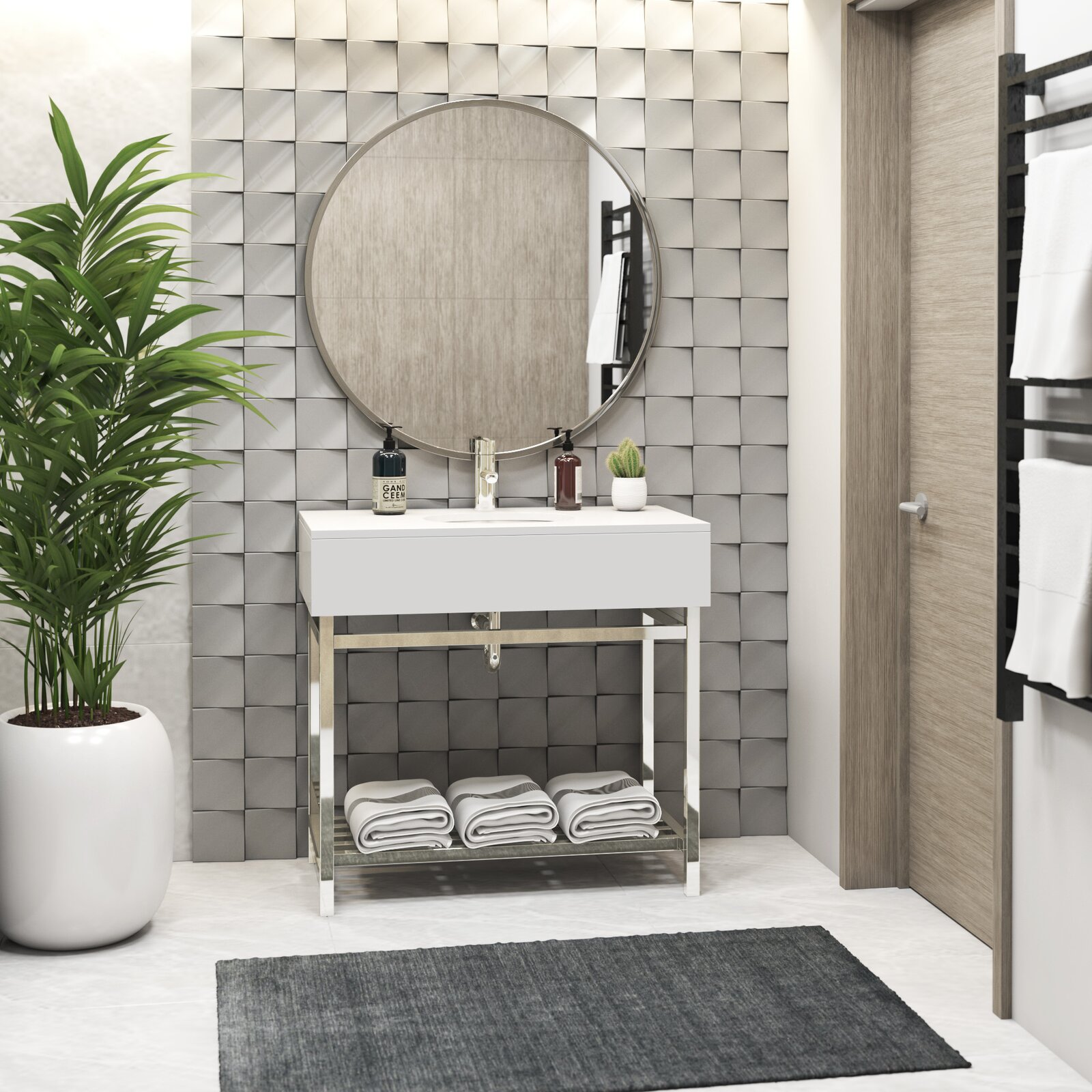 预发布站点、【Home Improvement】Whittier 36” Single Bathroom Vanity Set、-12345