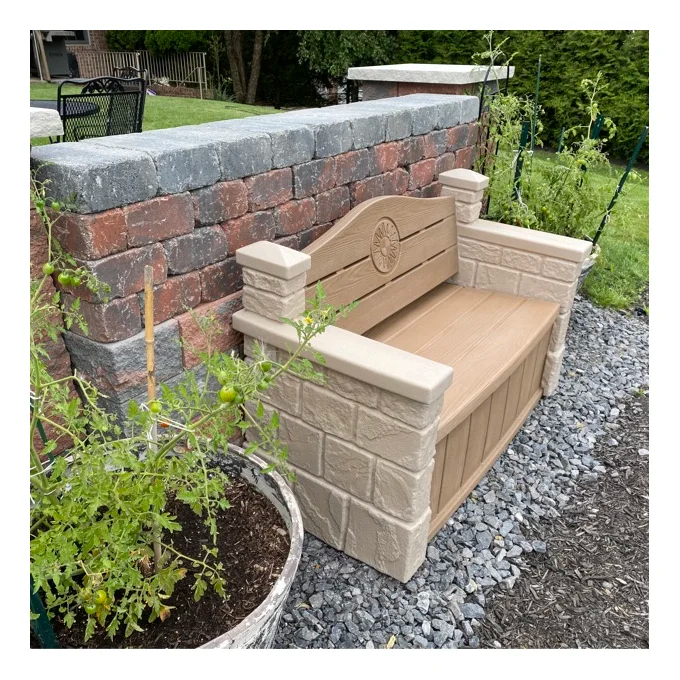 预发布站点、【Storage Shed】Outdoor Plastic Storage Bench、-12345