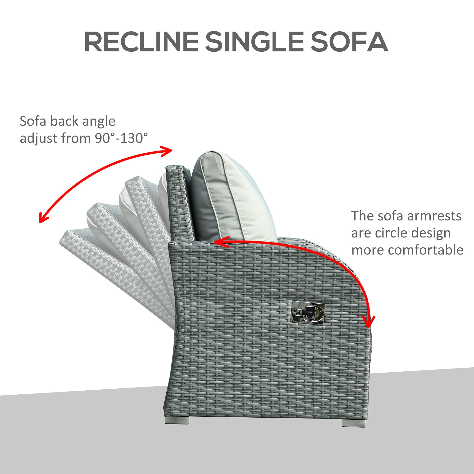 预发布站点、【Furniture】6-PCs Patio Furniture Set Outdoor Wicker Sofa Set with Tea Table Gas Spring & Soft Cushion、mysite-12345