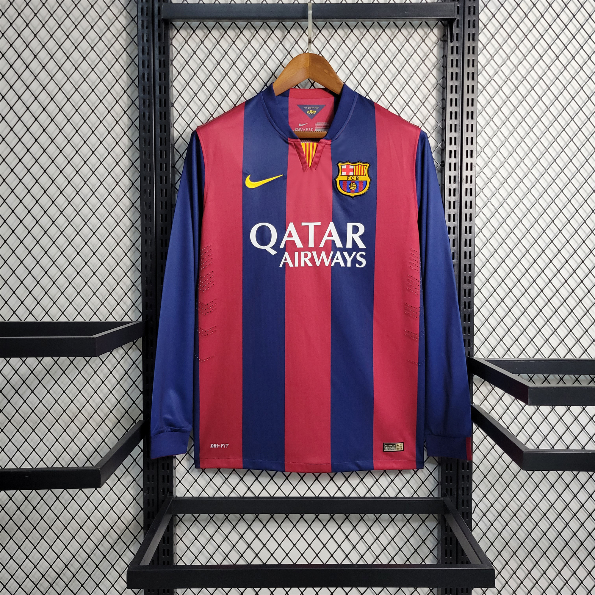 B.A.R.S.A Retro 14-15 Home Stadium Long Sleeve Jersey111